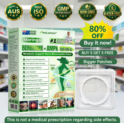 𝐈𝐧𝐬𝐋𝐞𝐦𝐨𝐧®𝗠𝗼𝗿𝗶𝗻𝗴𝗮 × 𝗕𝗲𝗿𝗯𝗲𝗿𝗶𝗻𝗲 × 𝗔𝗠𝗣𝗞 𝟭𝟬-𝗶𝗻-𝟭 𝗠𝗲𝘁𝗮𝗯𝗼𝗹𝗶𝗰 𝗦𝘂𝗽𝗽𝗼𝗿𝘁 𝗡𝗮𝗻𝗼 𝗠𝗶𝗰𝗿𝗼𝗻𝗲𝗲𝗱𝗹𝗲 𝗣𝗮𝘁𝗰𝗵 (𝐉𝐮𝐬𝐭 𝐨𝐧𝐜𝐞 𝐚 𝐝𝐚𝐲, 𝐯𝐢𝐬𝐢𝐛𝐥𝐞 𝐜𝐡𝐚𝐧𝐠𝐞𝐬 𝐢𝐧 𝟕 𝐝𝐚𝐲𝐬） ✅ 𝐅𝐨𝐫 𝐨𝐛𝐞𝐬𝐢𝐭𝐲, 🅛🅞🅞🅢🅔 🅢🅚🅘🅝,𝐝𝐢𝐚𝐛𝐞𝐭𝐞𝐬, 𝐬𝐥𝐞𝐞𝐩 𝐚𝐩𝐧𝐞𝐚, 𝐣𝐨𝐢𝐧𝐭 𝐢𝐬𝐬𝐮𝐞𝐬, 𝐚𝐧𝐝 𝐦𝐨𝐫𝐞📢📢