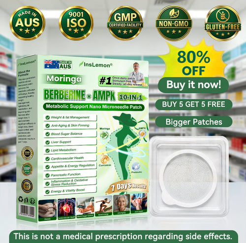 𝐈𝐧𝐬𝐋𝐞𝐦𝐨𝐧®𝗠𝗼𝗿𝗶𝗻𝗴𝗮 × 𝗕𝗲𝗿𝗯𝗲𝗿𝗶𝗻𝗲 × 𝗔𝗠𝗣𝗞 𝟭𝟬-𝗶𝗻-𝟭 𝗠𝗲𝘁𝗮𝗯𝗼𝗹𝗶𝗰 𝗦𝘂𝗽𝗽𝗼𝗿𝘁 𝗡𝗮𝗻𝗼 𝗠𝗶𝗰𝗿𝗼𝗻𝗲𝗲𝗱𝗹𝗲 𝗣𝗮𝘁𝗰𝗵 (𝐉𝐮𝐬𝐭 𝐨𝐧𝐜𝐞 𝐚 𝐝𝐚𝐲, 𝐯𝐢𝐬𝐢𝐛𝐥𝐞 𝐜𝐡𝐚𝐧𝐠𝐞𝐬 𝐢𝐧 𝟕 𝐝𝐚𝐲𝐬） ✅ 𝐅𝐨𝐫 𝐨𝐛𝐞𝐬𝐢𝐭𝐲, 🅛🅞🅞🅢🅔 🅢🅚🅘🅝,𝐝𝐢𝐚𝐛𝐞𝐭𝐞𝐬, 𝐬𝐥𝐞𝐞𝐩 𝐚𝐩𝐧𝐞𝐚, 𝐣𝐨𝐢𝐧𝐭 𝐢𝐬𝐬𝐮𝐞𝐬, 𝐚𝐧𝐝 𝐦𝐨𝐫𝐞📢📢